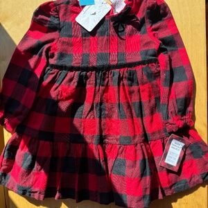 Girls Plaid Baby Dress